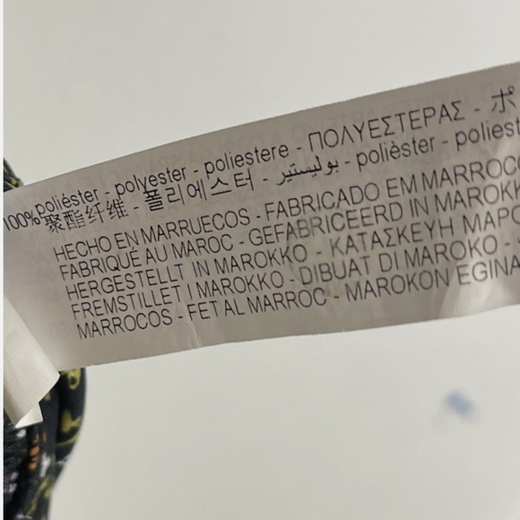 Zara Black Floral Long Sleeve Dress - Picture 13 of 13